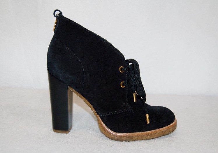 tory burch lace up bootie