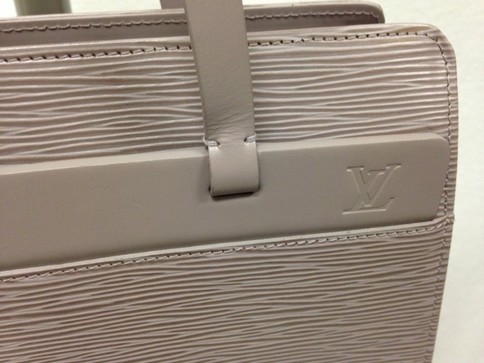 Louis Vuitton Louis Vuitton Croisette PM Lilac Epi Leather Handbag