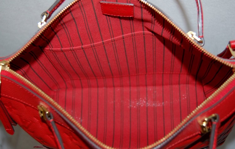 Louis Vuitton Monogram Empreinte Bastille MM - Red Shoulder Bags