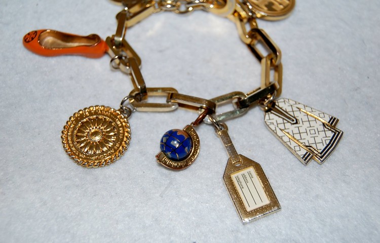 Tory Burch Golden Charm Bracelet