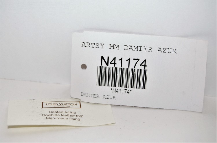 LOUIS VUITTON Damier Azur Artsy MM 1241353