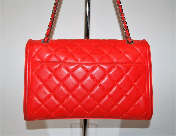 CHANEL Lambskin Quilted Large Geometric Flap Bag