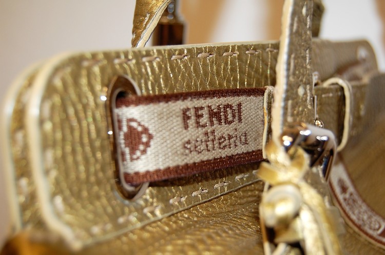 Fendi Selleria Handbag Doctor'S Bag Exotic Leather Oro Vecchio Khaki