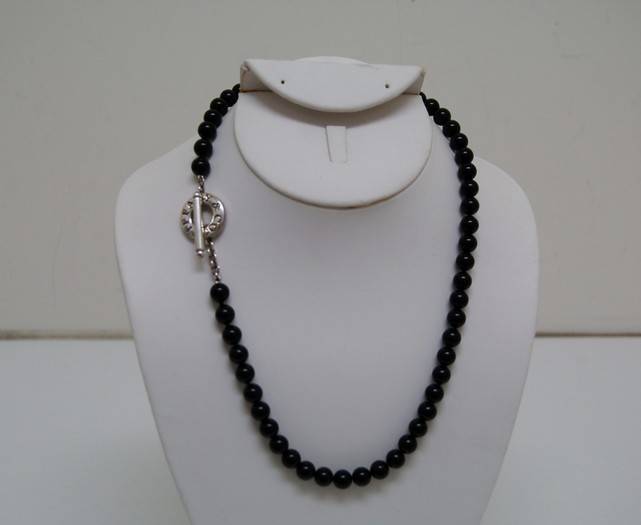 Tiffany's Black Pearl Necklace