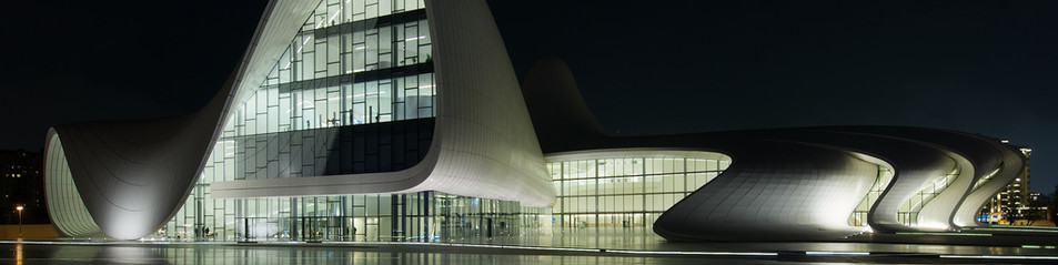 The Heydar Aliyev Center by Night