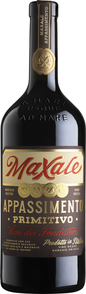 MAXALE Primitivo Appassimento - limited edition - 2021 • 100% Primitivo in appassimento