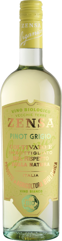 NEW - ZENSA ORGANIC PINOT GRIGIO 2023 • 100% Pinot Grigio