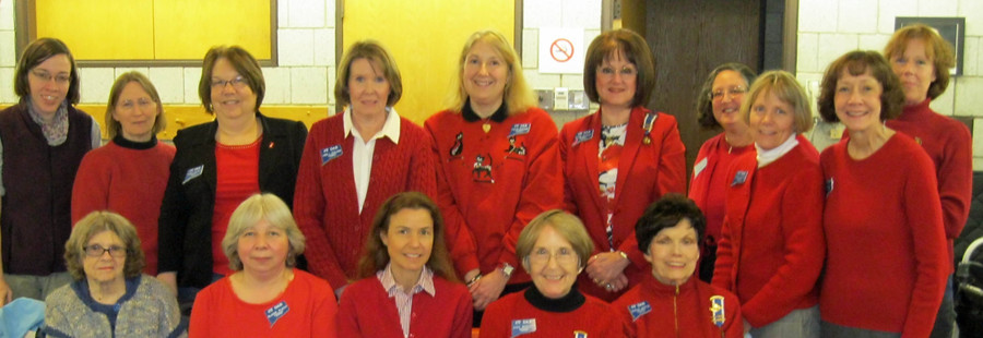 Wearing Red for Women's Heart Health Month