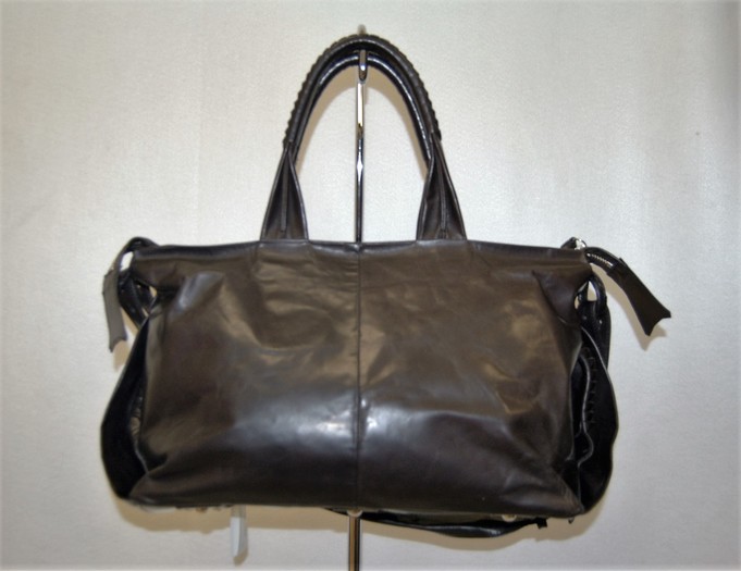 Cornelian Taurus Leather Veil Handle Mid Bag