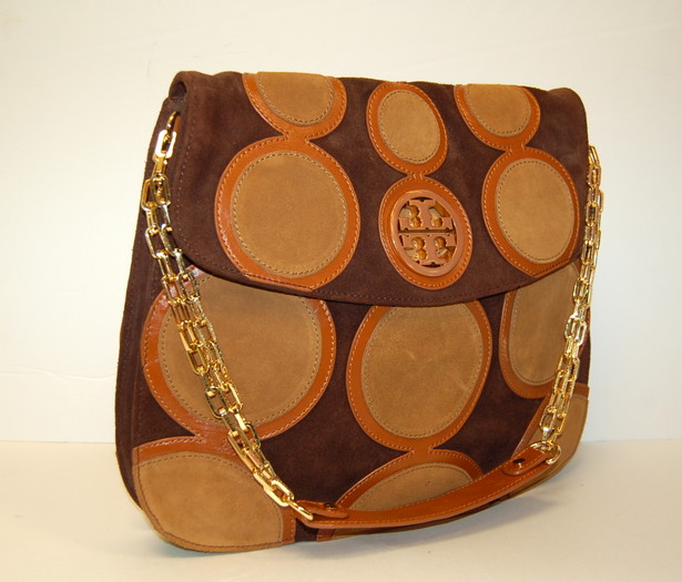 Tory Burch Suede Circle Happy Hobo