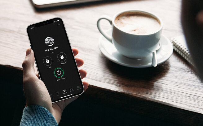 Start your vehicle from your SmartPhone