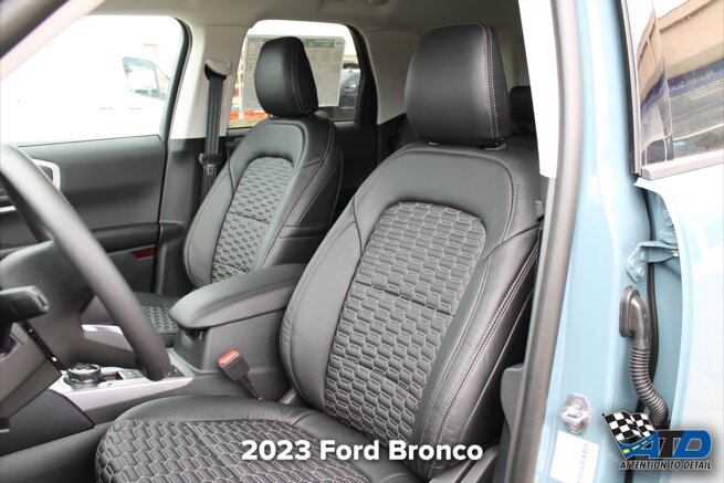 	2023 Ford Bronco Leather Interior Black