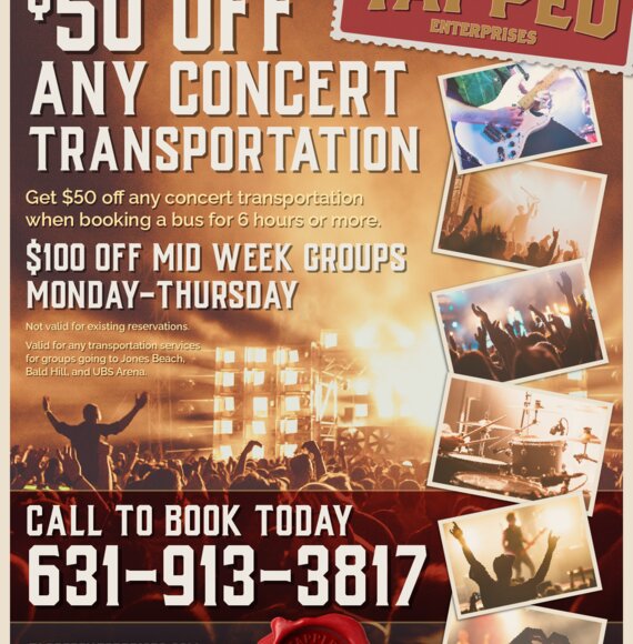 Concert Transportation in Valley Stream, NY