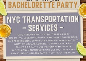 Bachelorette party bus transportation on long island to new york city 
