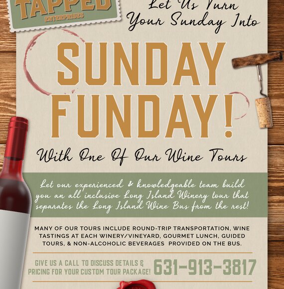 Sunday Funday Wine Tour in Mineola, NY