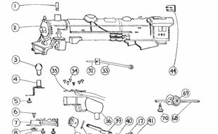 Wide array of various American Flyer train diagrams.