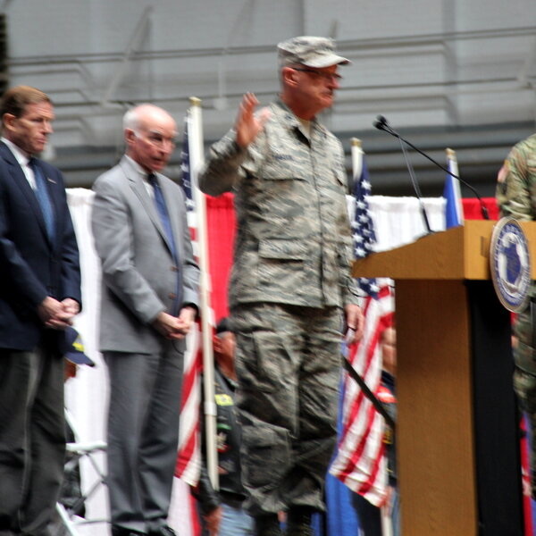103d Airlift Wing, Freedom Salute Ceremony, April 8, 2018