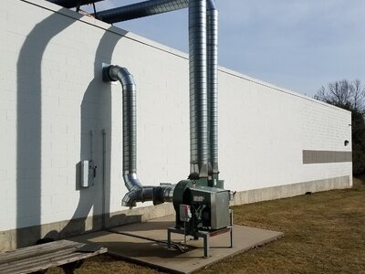 Fume Exhaust For Extruding Process Projects.