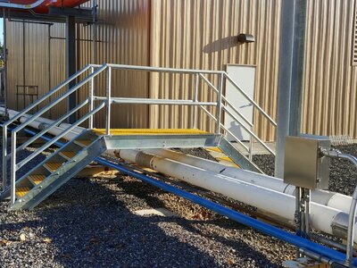 OSHA Compliant Crossover Stairs Projects.