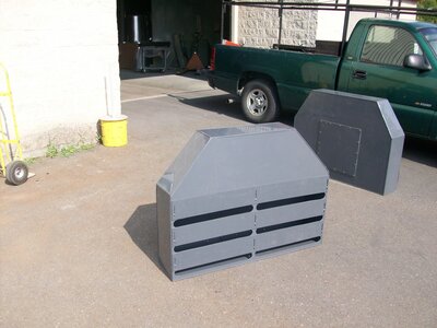Custom Fabricated PVC Slotted Exhaust Hoods Projects.