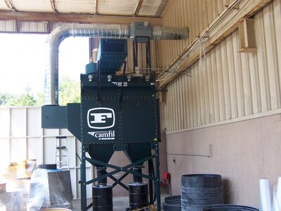 Pulse Dust Collector with Silencer and Dual Hopper Projects.