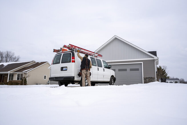 Adrian Steel ProLift Ladder Rack