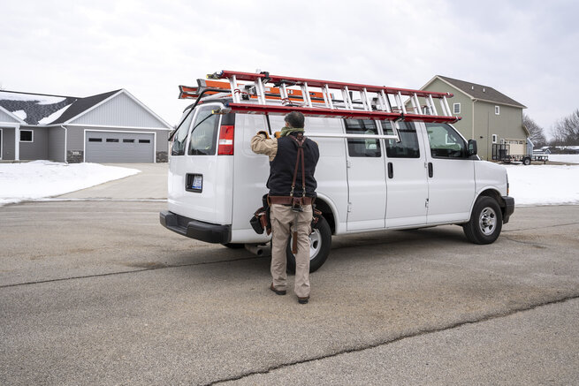 Adrian Steel ProLift Ladder Rack