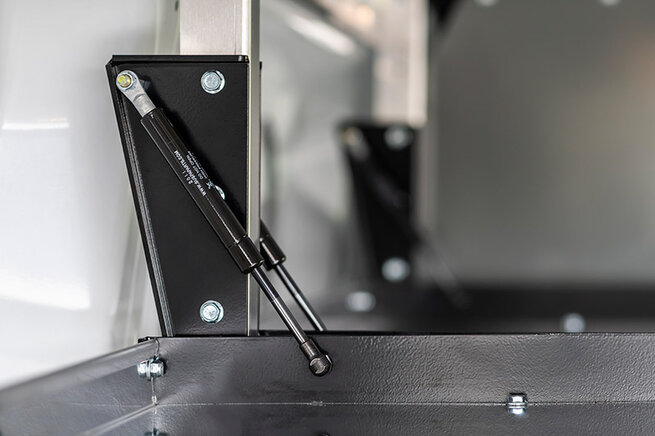 Delivery Van Folding Shelves