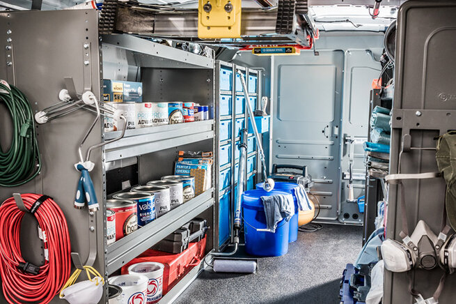 Painter Van Equipment