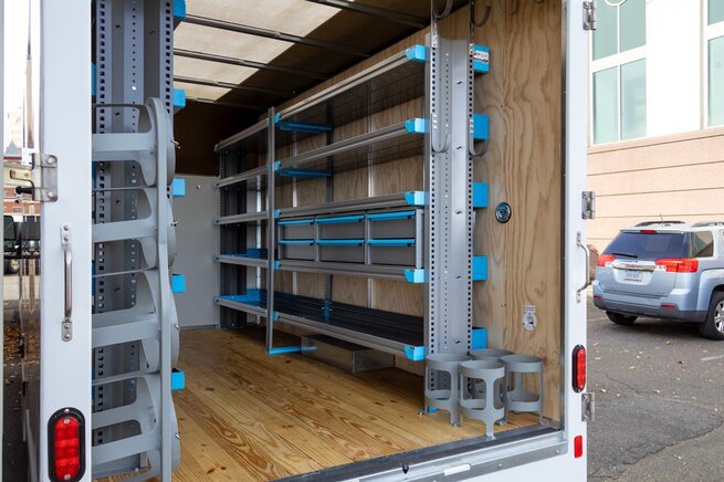 16" Deep Van Shelving
