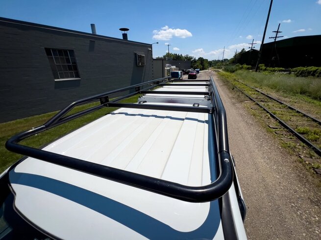 Adrian Load Runner Rack on Truck Cap