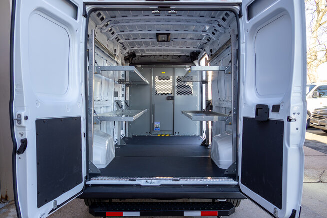 Adrian Delivery Van Folding Shelves