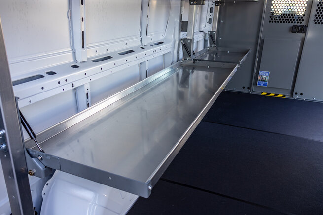 Adrian Delivery Van Folding Shelves