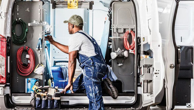 Painter Van Equipment