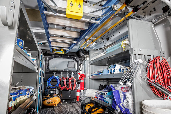 Painter Van Equipment