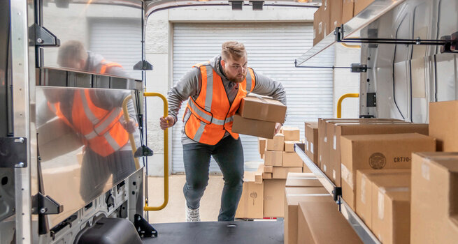 Folding Van Shelves