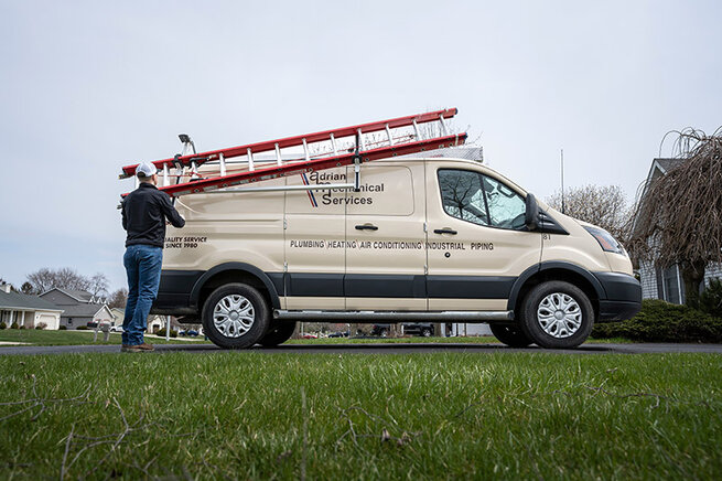 Adrian Steel Drop Down Ladder Rack