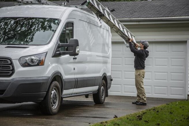 Adrian Steel Drop Down Ladder Rack