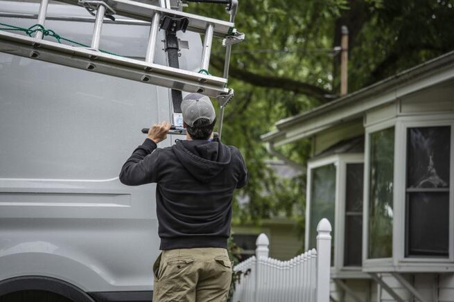 Adrian Steel Drop Down Ladder Rack