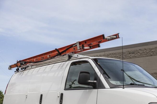 Adrian Steel Drop Down Ladder Rack