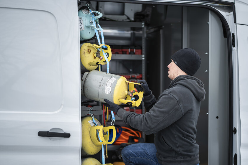 Adrian Steel EZLoad™ Tank Rack System