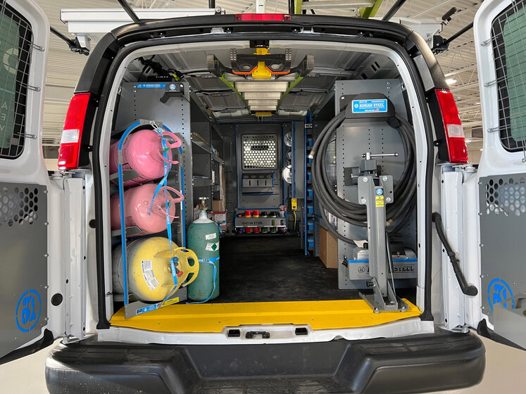 Expert Picks: The Best HVAC Shelving for Your Van