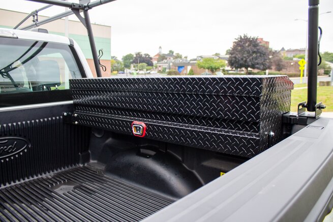 WEATHER GUARD Lo-Side Toolboxes on a Ford F-150