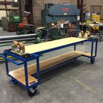 Portable Workstation Used in the Assembly and Testing of Drills for the Oil Field Industry Projects.