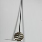 1" Diameter Perforated Nickel with 24" .062 Rod Welded Projects.