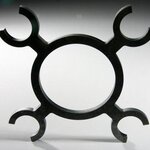 1/2" Steel - Laser Cut Projects.
